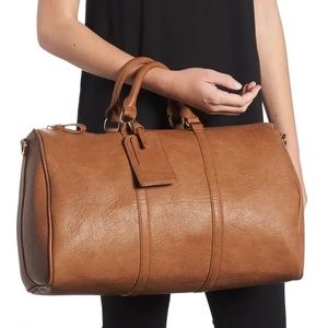 Sole Society Cassidy Faux Leather Duffle Bag